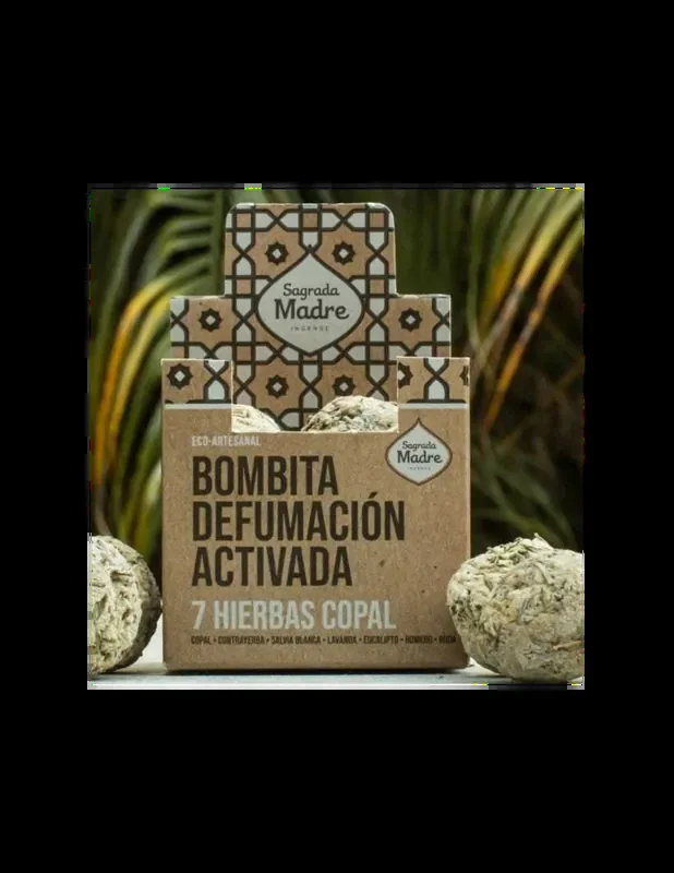 7 Erbe Copal – 8 Bombitas Smudge 100% Erbe Naturali – Sagrada Madre