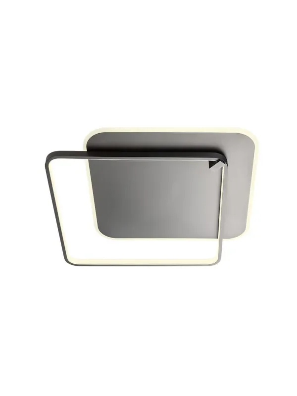 Affare Plafoniera da soffitto a led design moderno quadrato nero RD-0815
