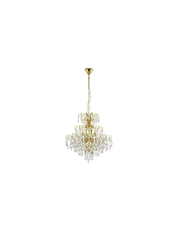 All’Ingrosso Elegante Sospensione Fenoullet Ottone Con Cristalli Eglo