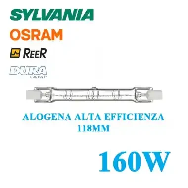 **ALO. R7S 117MM 230V 160W MULTISP. E.SAVING – DURALAMP 01976/ES