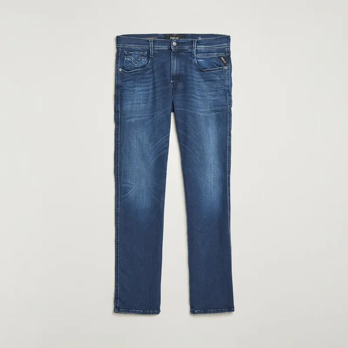 Anbass Hyperflex Re-Used Jeans Dark Blue
