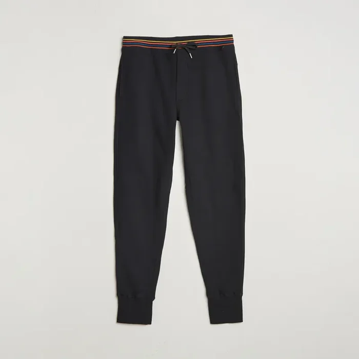 Artist Rib Sweatpants Black