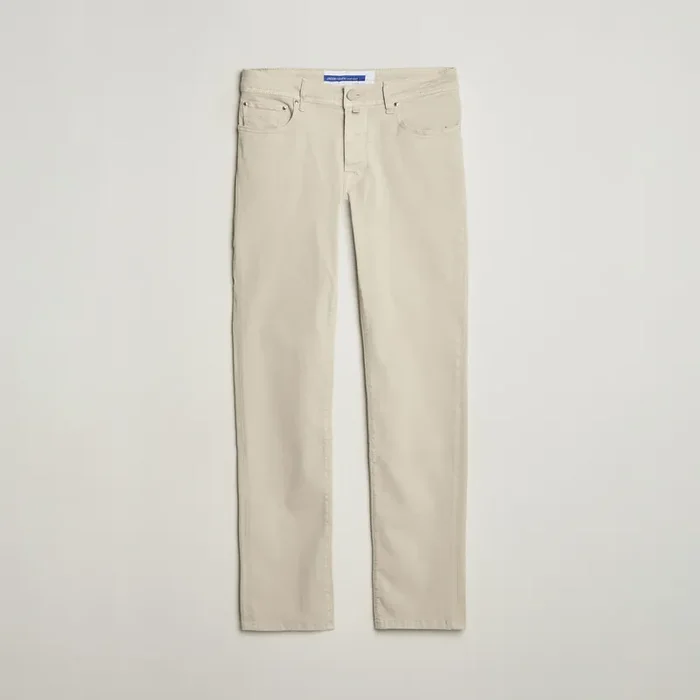 Bard Slim Fit 5-Pocket Pants Almond
