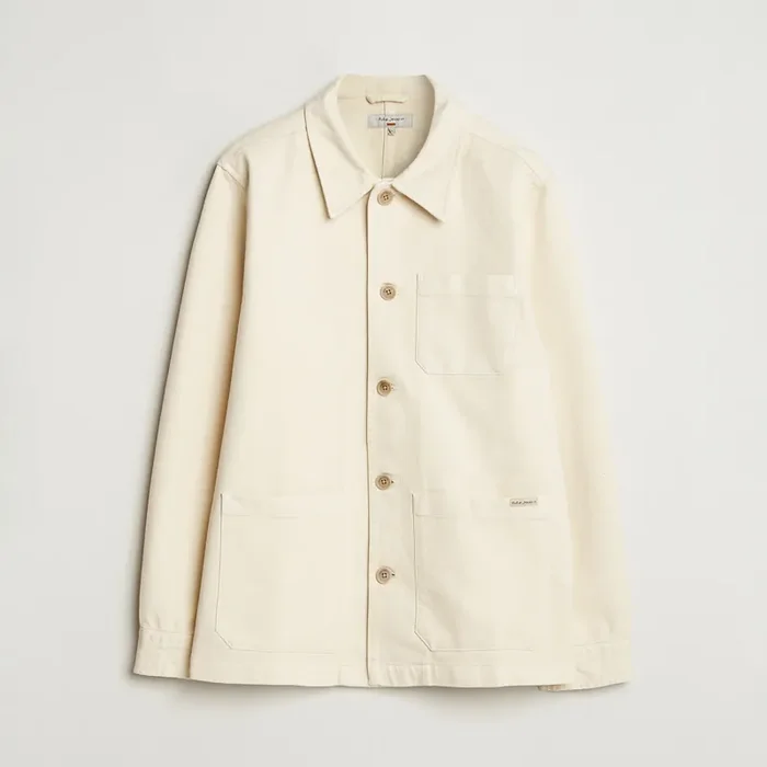 Barney Worker Overshirt Ivory