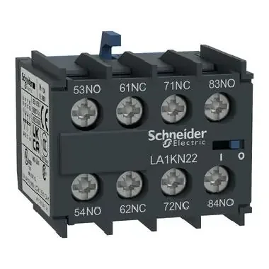 Blocco contatti ausiliari TeSys – 1NO + 1NC – Terminali a molla – SCHNEIDER ELECTRIC LA1KN13