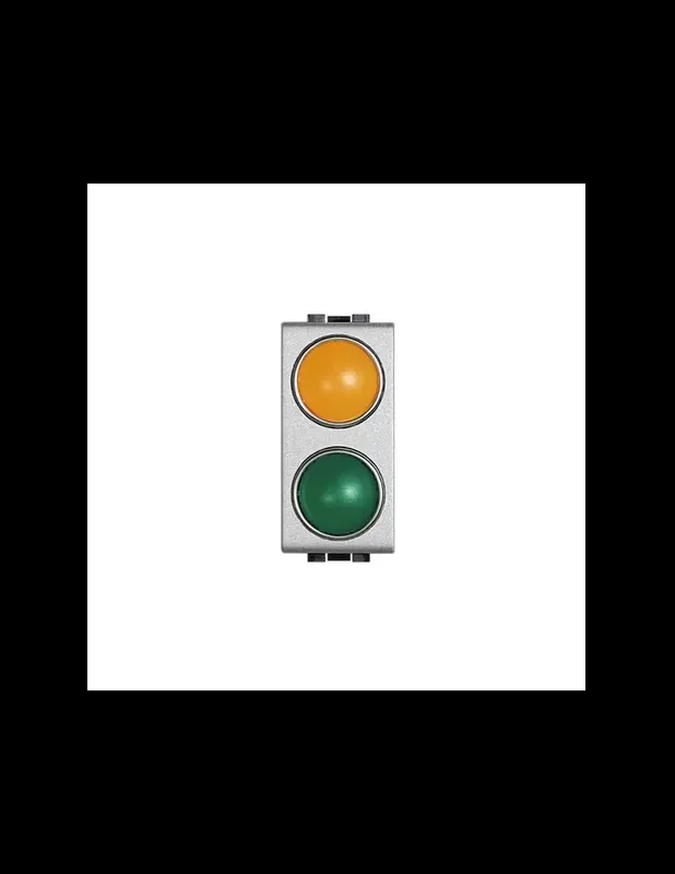 Bticino nt4372av light tech portalampada arancio verde