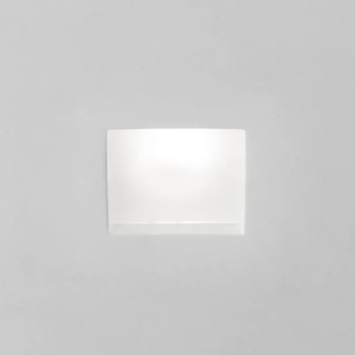 Compra Oggi Stesso Faretto quadrato da incasso gu10 in gesso con vetrino per controsoffitto