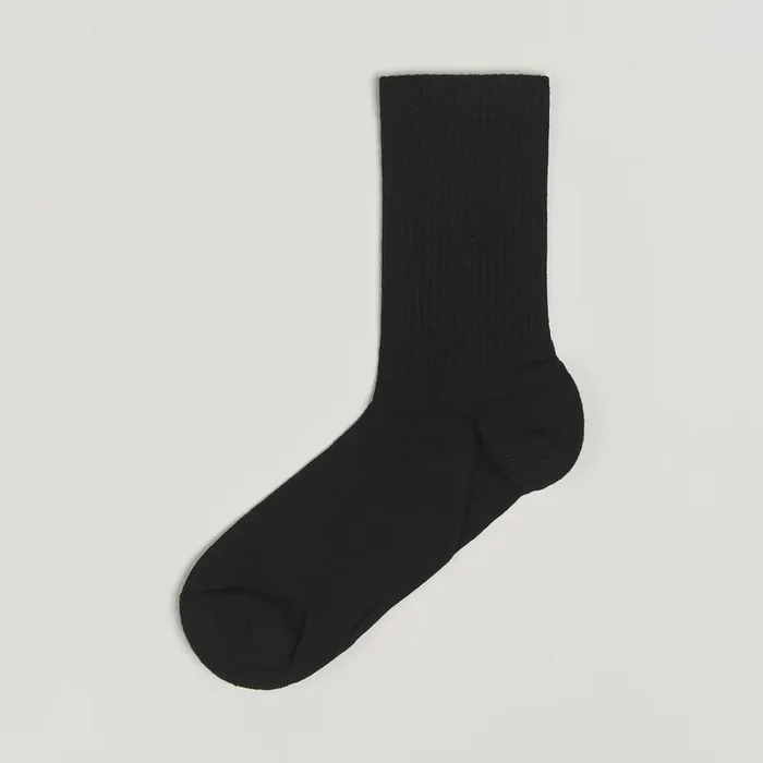 Crew Cotton Socks Black