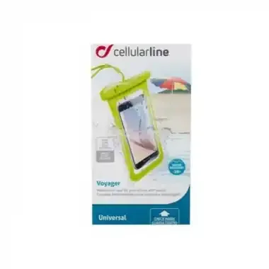 CUSTODIA IMPERMEABILIZZATA UNIVERSALE LIME – CELLULARLINE VOYAGER16L