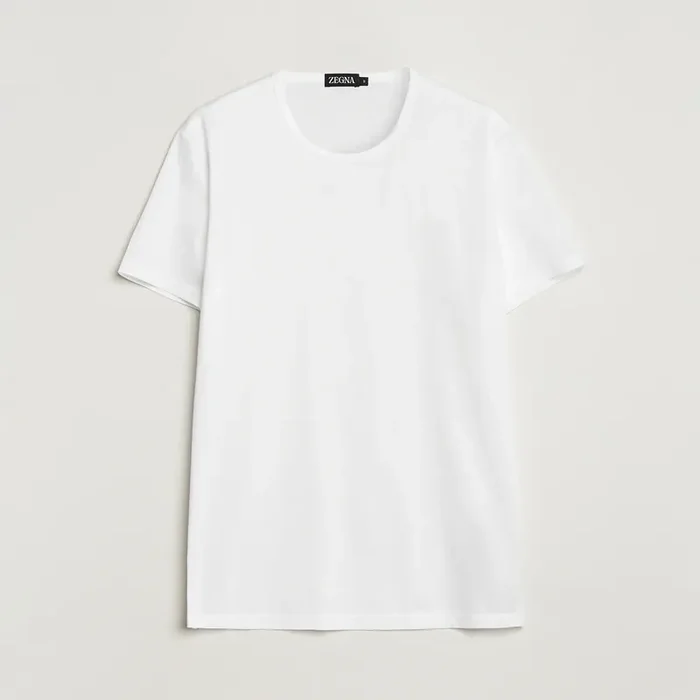 Filoscozia Pure Cotton Round Neck T-Shirt White