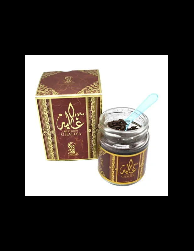 Ghaliya Incenso Arabo naturale Bakhoor – 45gr.