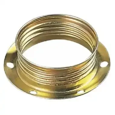 GHIERA ANELLO FERMAPARALUME METALLO E14 COLORE OTTONE – VIMAR 02150