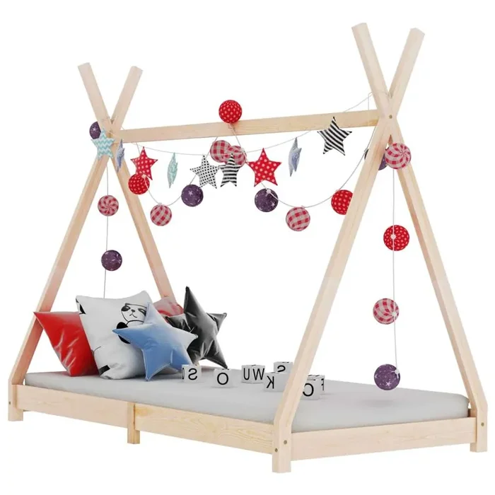Giroletto per Bambini in Legno Massello di Pino 70×140 cm