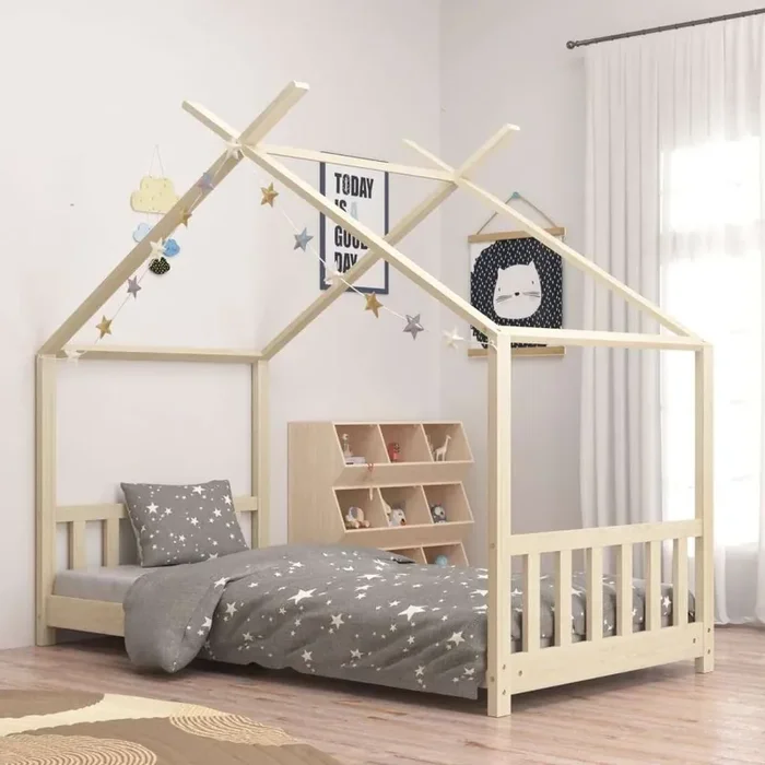 Giroletto per Bambini in Legno Massello di Pino 70×140 cm