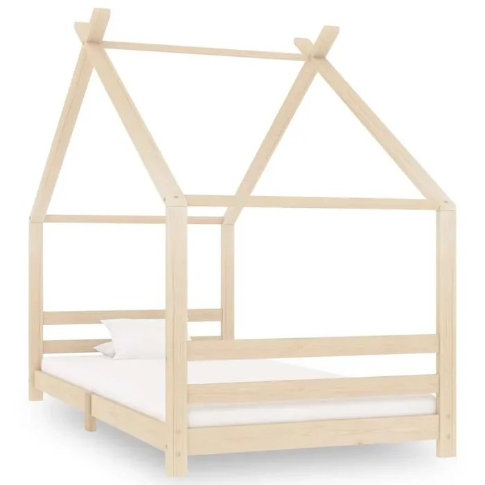 Giroletto per Bambini in Legno Massello di Pino 90×200 cm