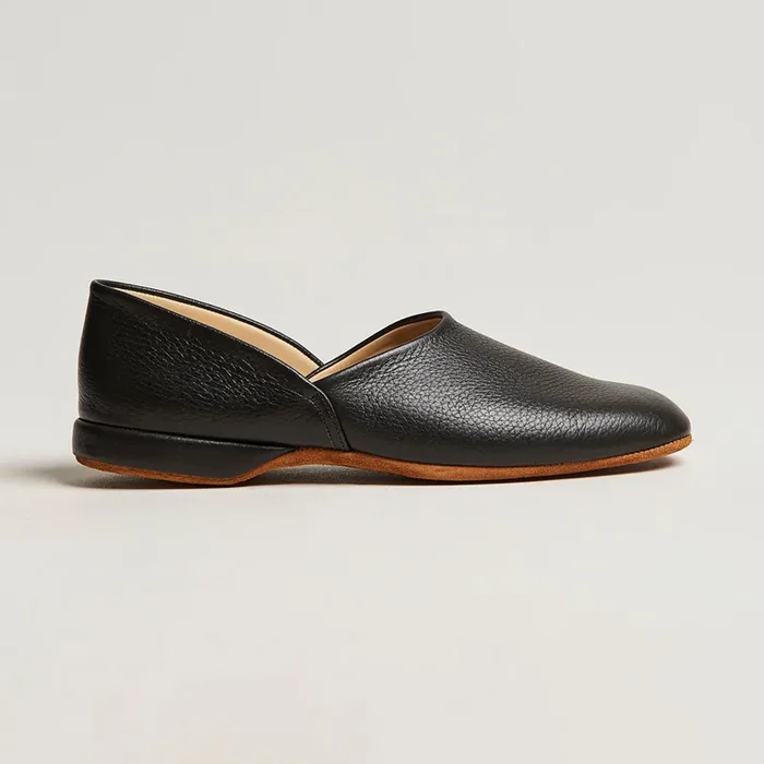 Grecian Home Slipper Black