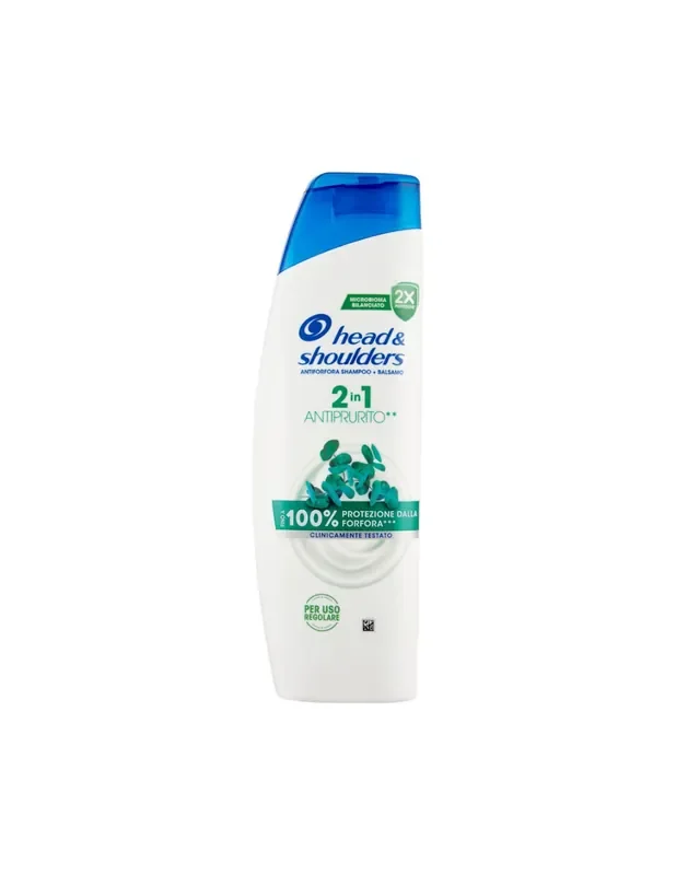 Head & Shoulders Shampoo e Balsamo 2 in1 Antiprurito 100% Protezione dalla Forfora