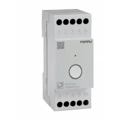INTERRUTTORE ORARIO CON CONNESSIONE WIFI, GIORNALIERO SETTIMANALE, 2 DIN 1 CONTATTO – PERRY ELECTRIC 1IOIOWF02