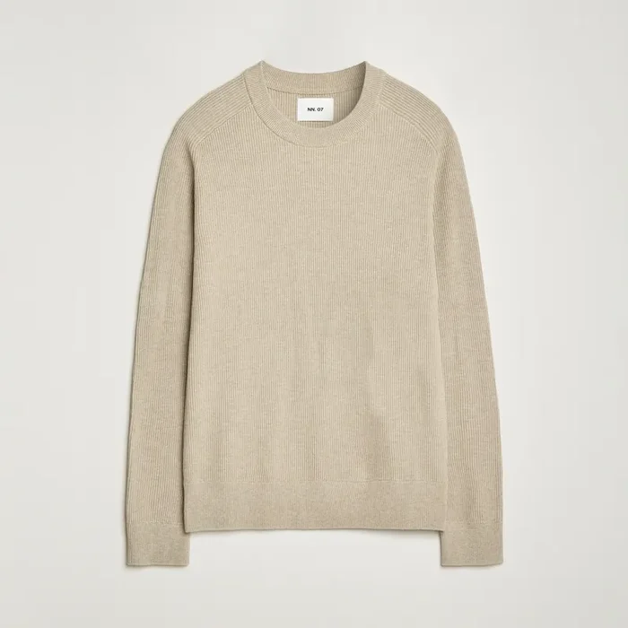 Kevin Cotton Knitted Sweater Khaki