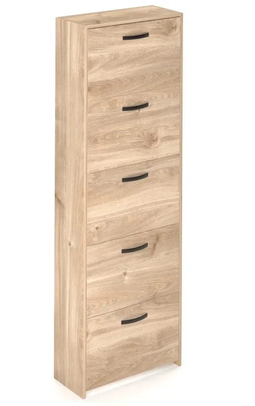 Kit scarpiera 5a d/prof 173x58x25 rovere m. k358
