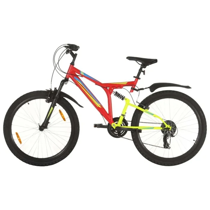 Mountain Bike 21 Speed 26″ Ruote 49 cm Rosso