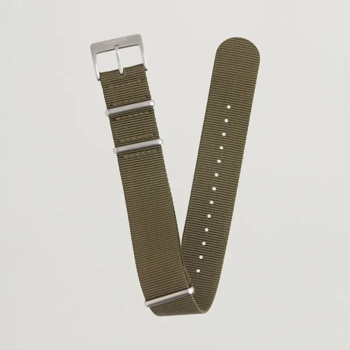 Nylon Nato Steel 22mm Strap Olive