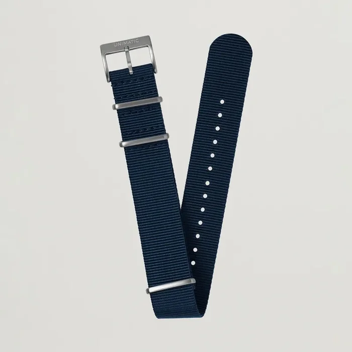 Nylon Nato Steel 22mm Strap Vintage Navy