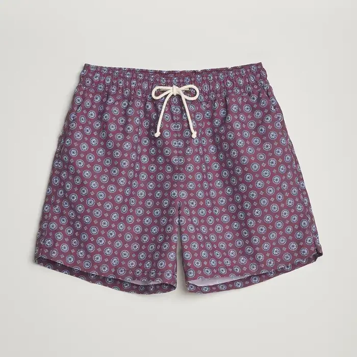 Printed Swimshorts Wine