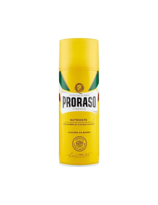 Proraso Schiuma da Barba Nutriente con Burro di Cacao e Karité 400 ml
