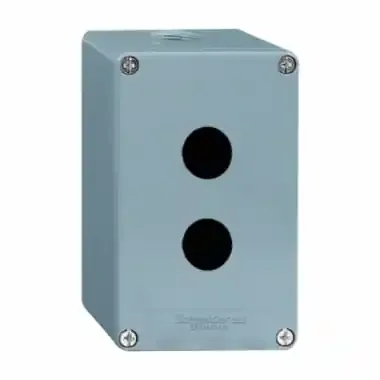PULSANTIERA VUOTA XAPM Ø22 LEGA DI ZINCO 2 FORI – TELEMECANIQUE GALLI XAPM2502