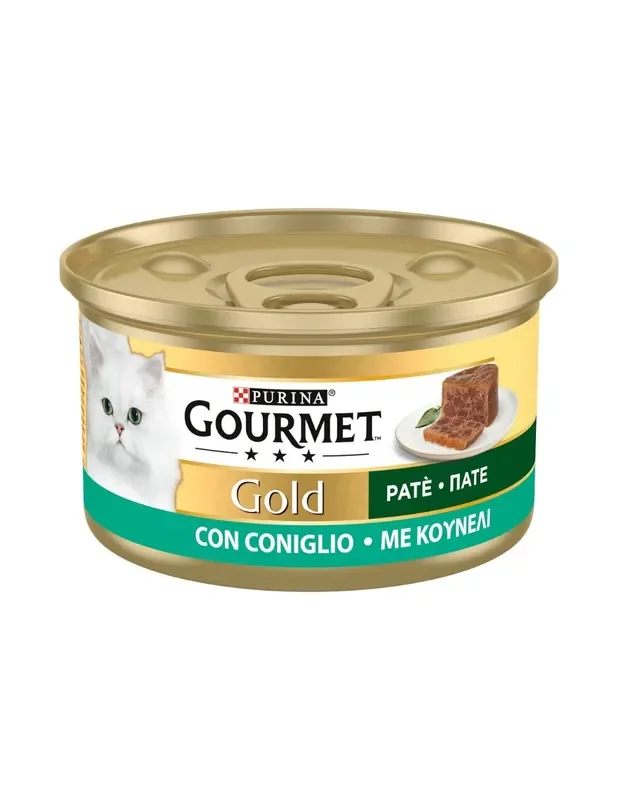 Purina Gourmet Gold Cibo Umido per Gatti Patè con Coniglio 85 g