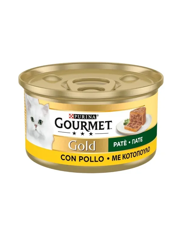 Purina Gourmet Gold Cibo Umido per Gatti Patè con Pollo 85 g
