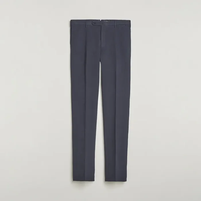Regular Fit Cotton Stretch Chinos Navy