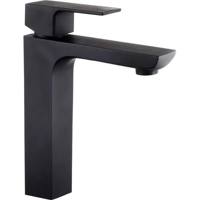 Serie elegant gruppo lavabo miscelatore nero opaco