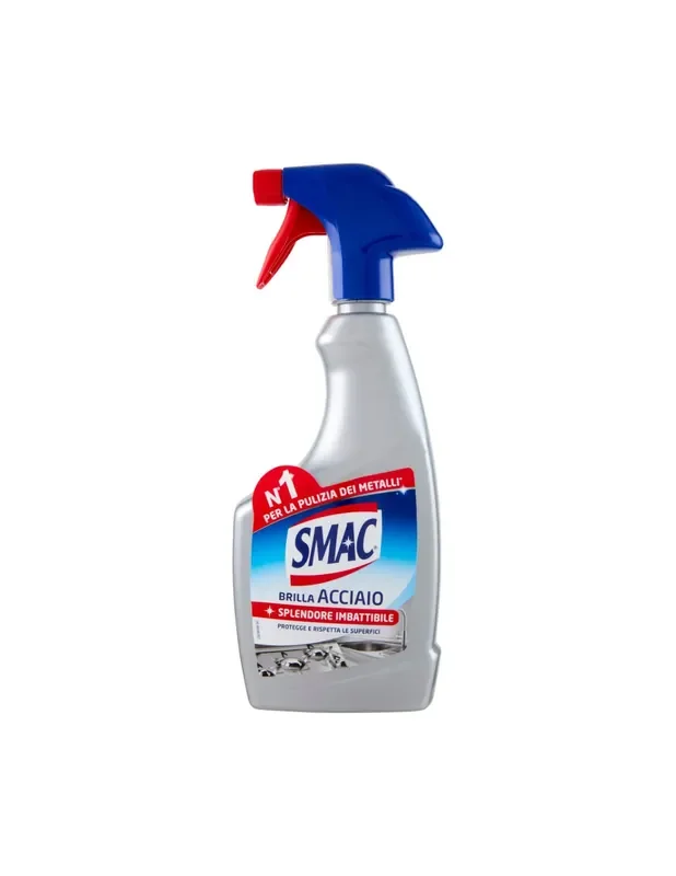 Smac Spray Brilla Acciaio per la Pulizia dei Metalli 520 ml