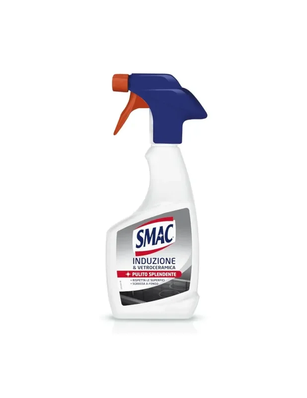 Smac Spray Sgrassatore Induzione e Vetroceramica Pulito Splendente 500 ml