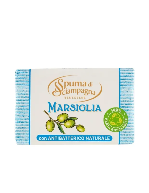 Spuma di Sciampagna Benessere Saponetta Viso Marsiglia 125 g