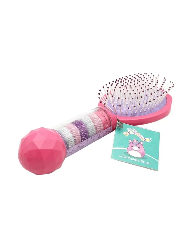 Squishmallows Spazzola per Capelli con Accessori