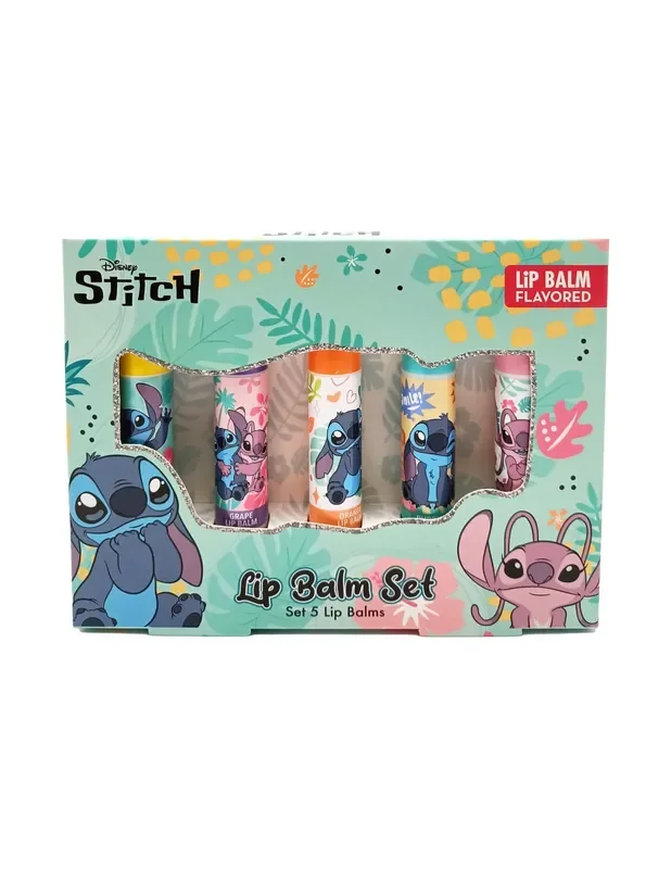Stitch Set Regalo Balsamo Labbra 5x4g