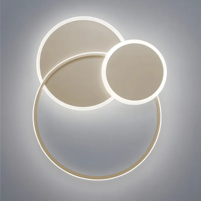 VIVIDA INTERNATIONAL Plafoniera ECLIPSE3 Sabbia Led 60 w Ordine In Blocco